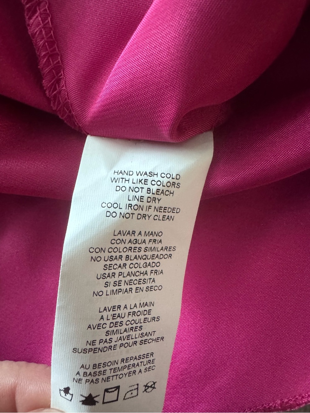Nicole Miller Hot Pink Shiny Satin Halter Top Camisole Blouse XL Fuchsia Y2K - Picture 9 of 13